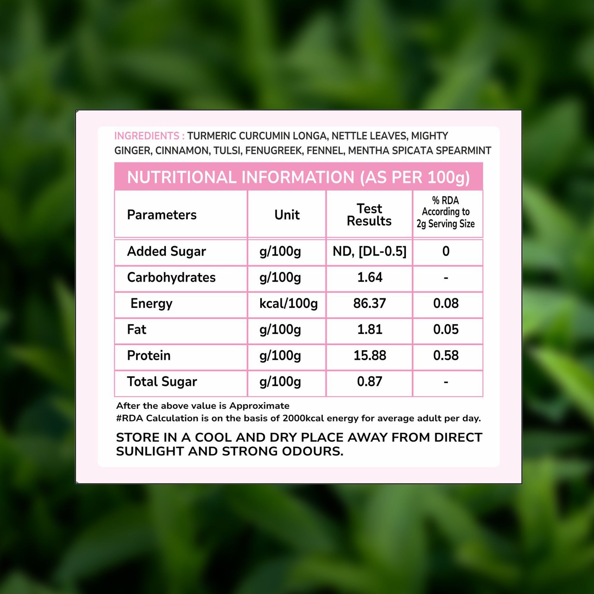 TVOY Period Hormonal Balance Tea lifestyle shot - spearmint fenugreek turmeric PCOS PMS relief India