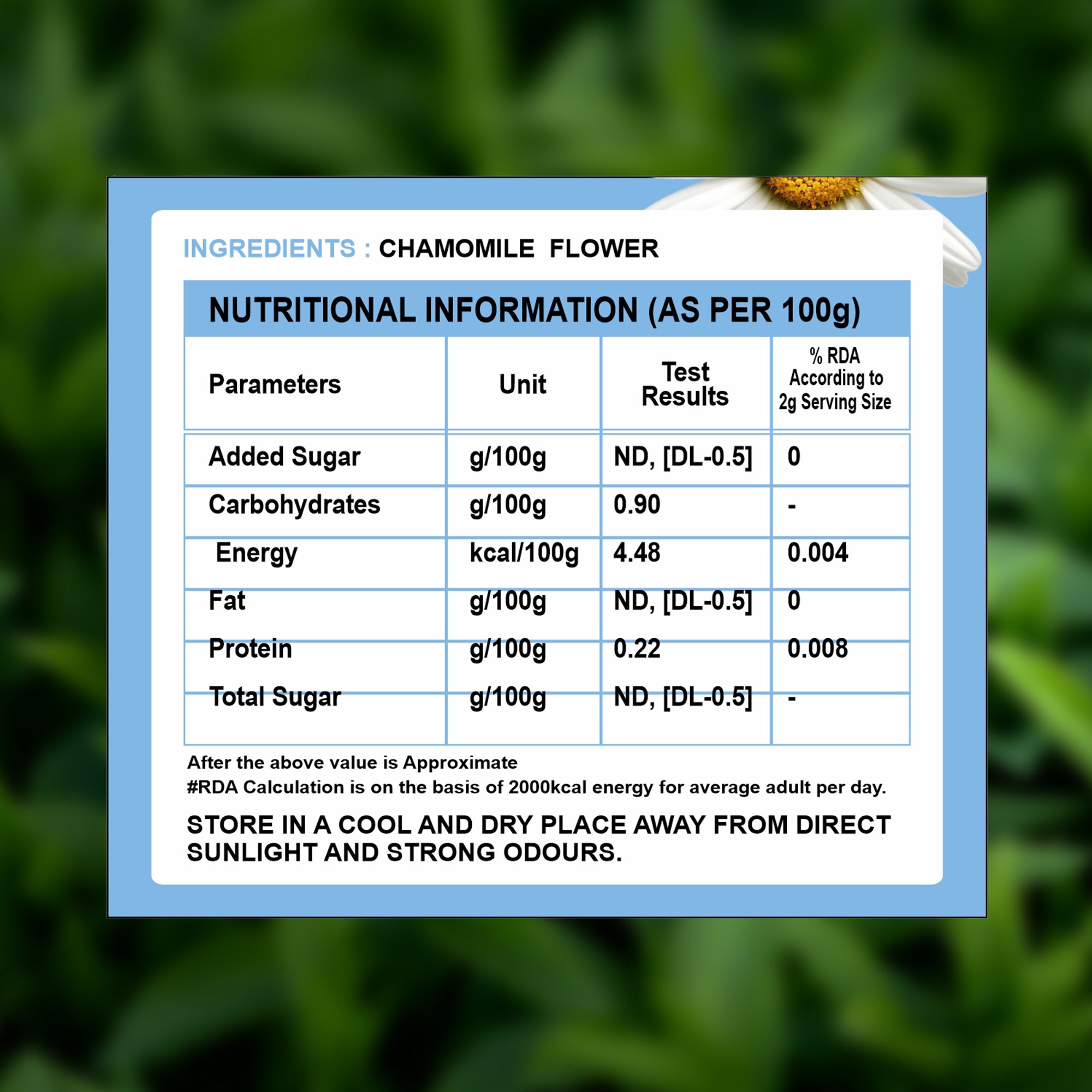 TVOY Pure Chamomile Tea for Sleep & Anxiety Relief | 100% Chamomile Flower | Caffeine Free | 20 Biodegradable Pyramid Tea Bags | No Plastic