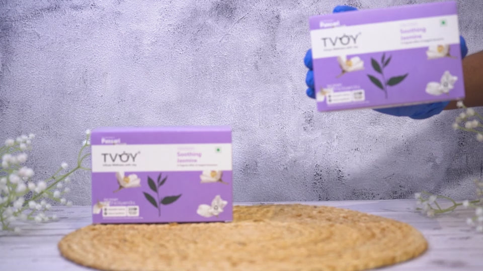 Tvoy Soothing Jasmine Green Tea | 20 Biodegradable Tea Bags